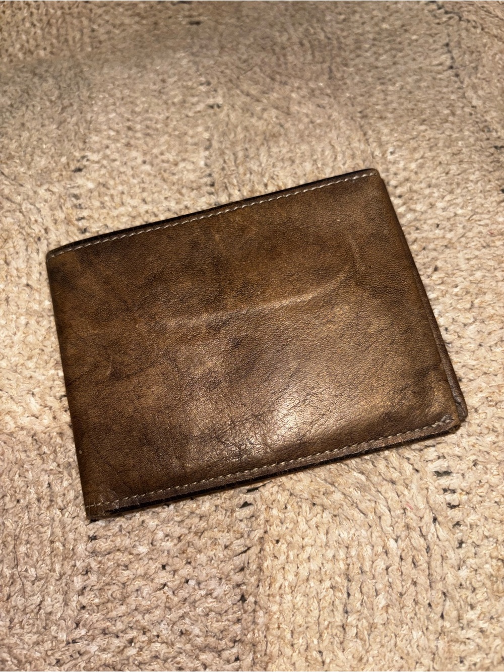 Vintage Rolfs American Classic Brown Leather Bifold Wallet